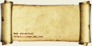 Elma Zobenica vizit kartica